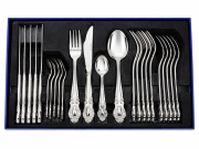 SET 6 PERS 24 PIESE ARGINTIU
