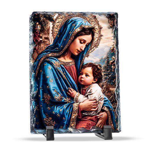 ICOANA MAICA DOMNULUI CU PRUNCUL 14CM*9.5CM