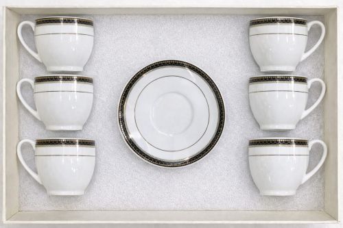 Set Cești Cafea/Ceai 6 Persoane, 12 Piese