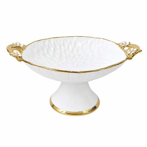 Fructiera Portelan cu Picior -36cm