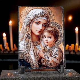 ICOANA MAICA DOMNULUI CU PRUNCUL 9.5CM*14.5CM