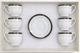 Set Cești Cafea/Ceai 6 Persoane, 12 Piese