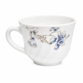 Ceașcă din Opal cu Model Floral ALBASTRU – 190 ml