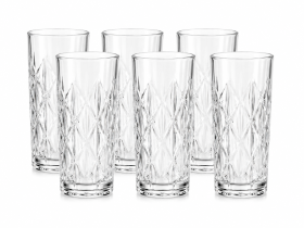 Pahare Apa Sticla Calitate Superioară 330ml, Design Clar