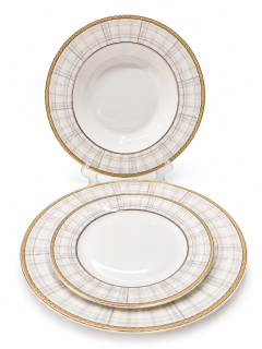 SET MASA 18 PIESE PORTELAN FIN