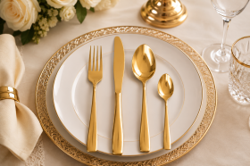 SET 6 PERS 24 PIESE AURIU