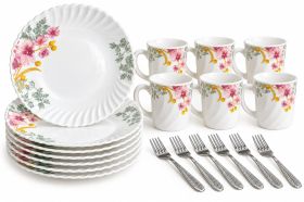 SET 18 PIESE MODEL ORHIDEE